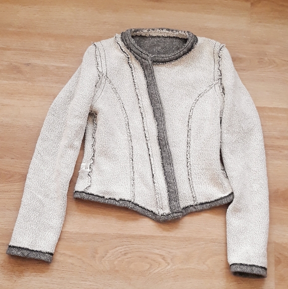 GAP Navy Uniform Moto Jacket Size Small - Picture 9 of 13